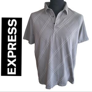 EXPRESS Gray Polo Shirt